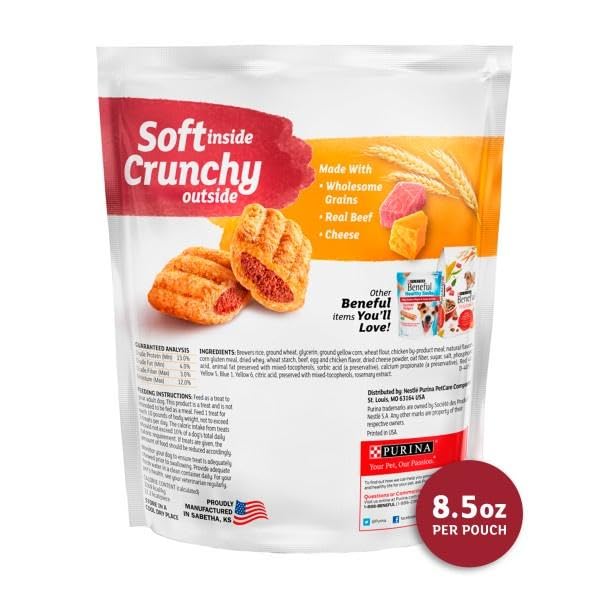 Beneful Grains Complets: snack équilibré pour chien adulte