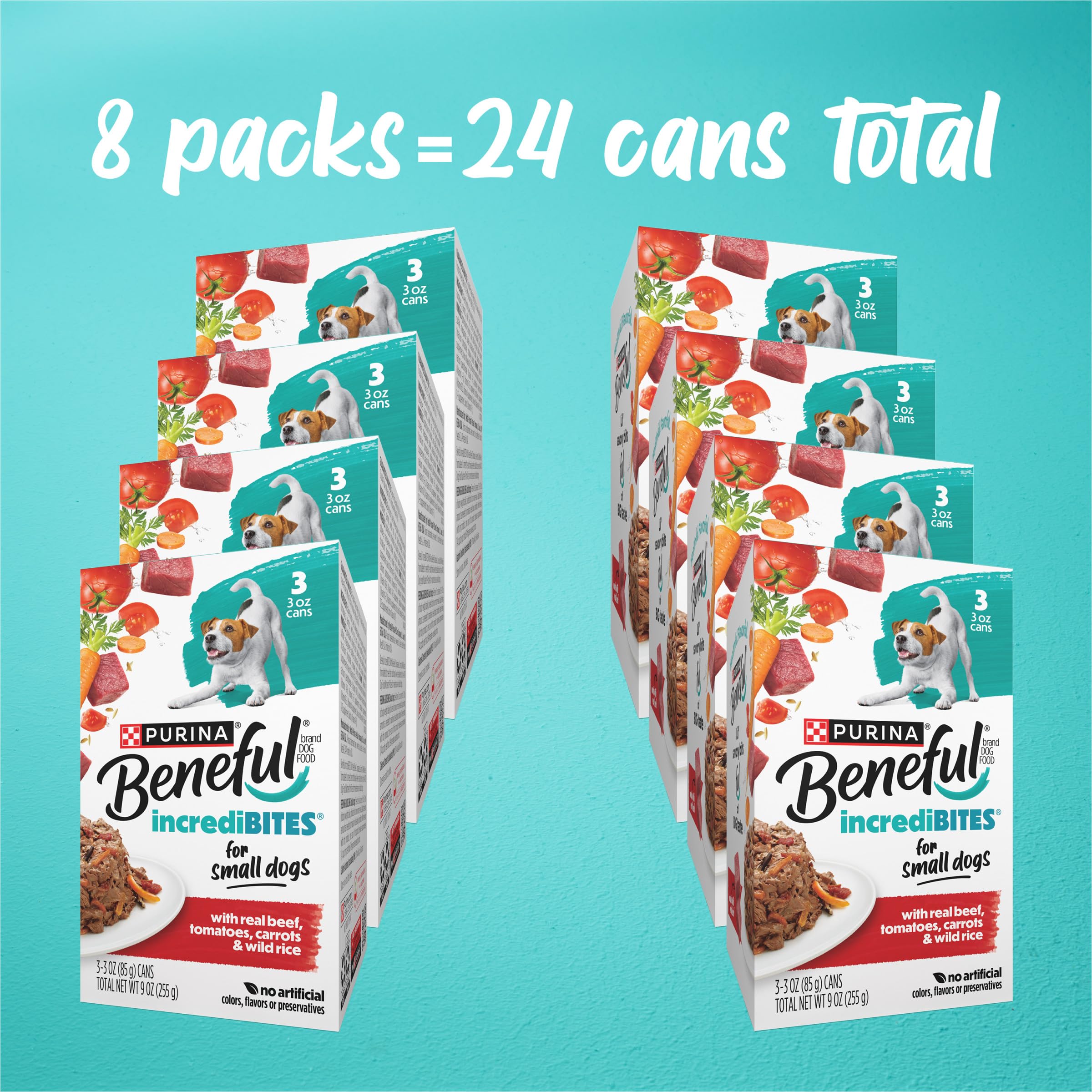Purina Beneful IncrediBites, boeuf-reel : morceaux réels pour muscles et énergie.