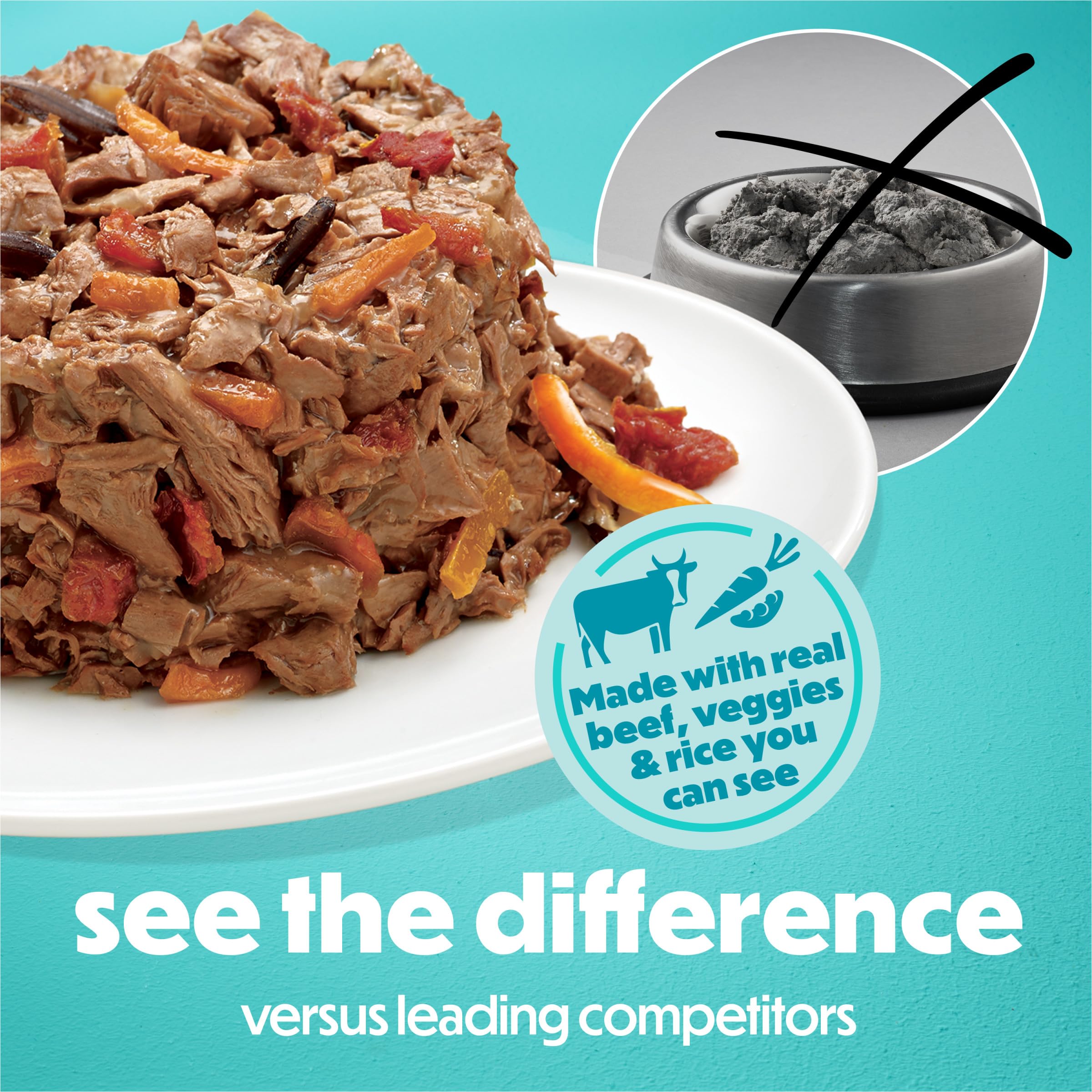 Purina Beneful IncrediBites, gravy-onctueux : sauce savoureuse qui ravit les petites gueules.