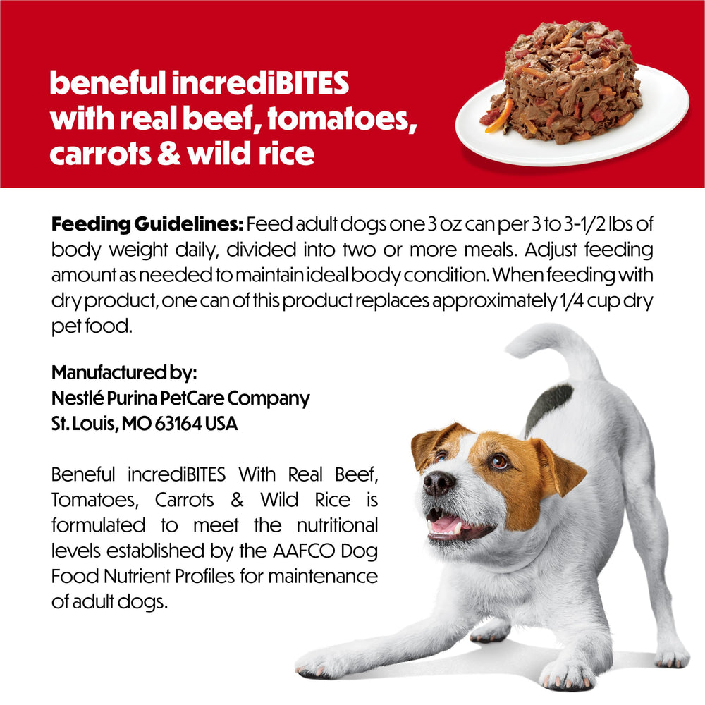 Purina Beneful IncrediBites, sans-colorants : recette simple sans colorants artificiels.