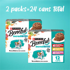 Beneful Incredibites petite race boeuf, bouchée tendre en format 3 oz.