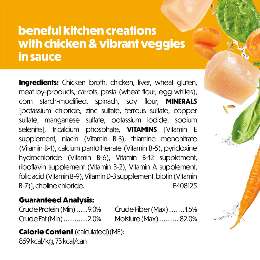 Beneful Kitchen Creations: bouchées tendres dans une sauce savoureuse.