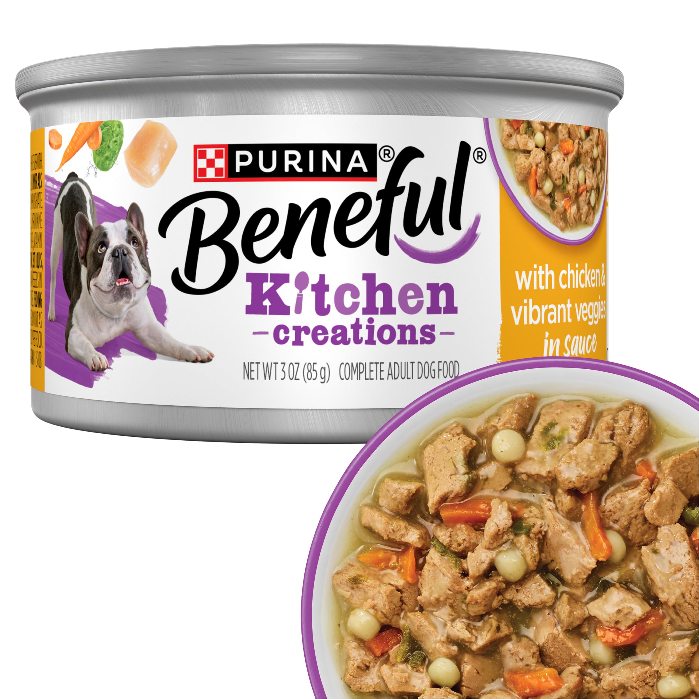 Beneful Kitchen Creations: poulet et légumes dans sauce appétit assuré.