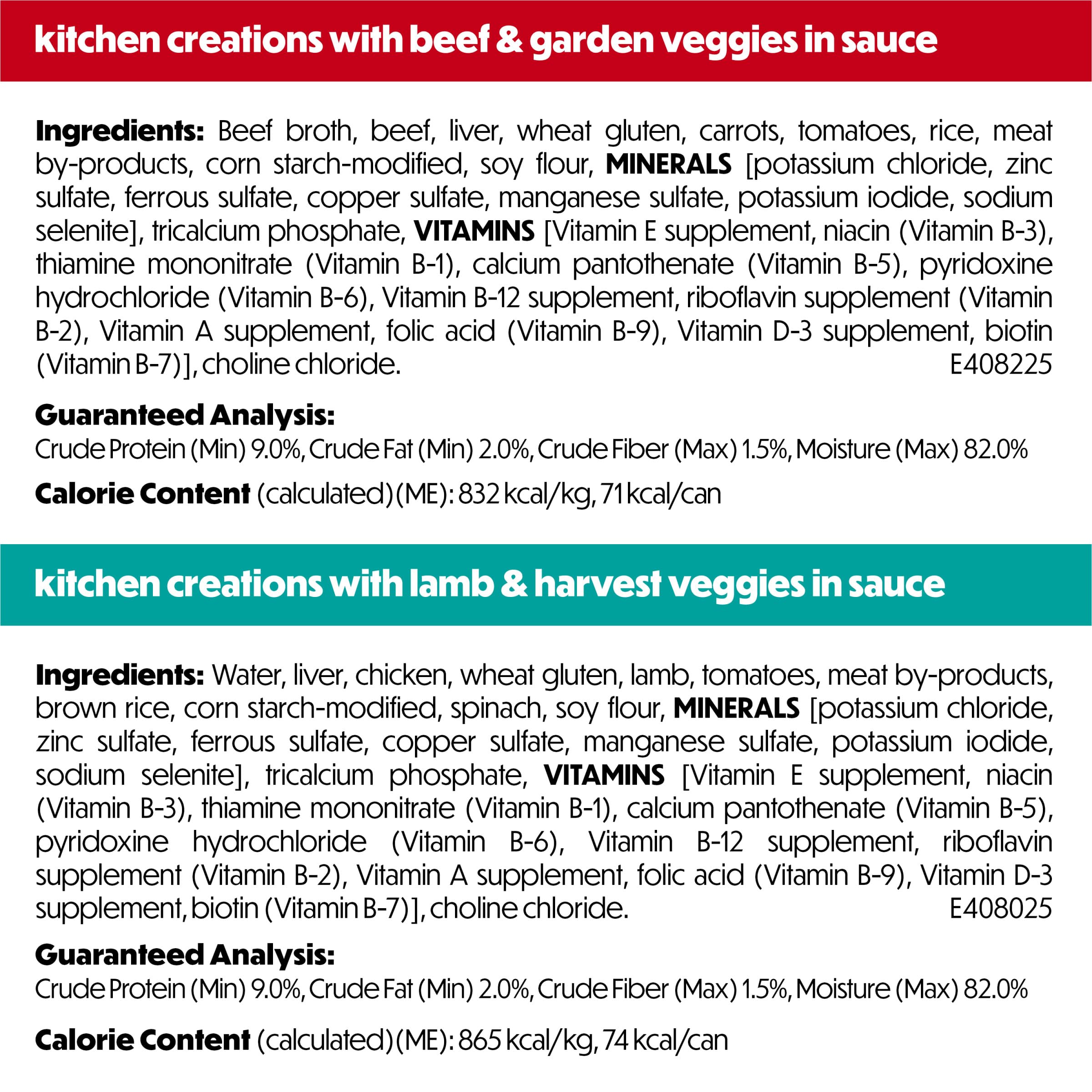 Beneful légumes et céréales visibles, ingrédients réels dans chaque boîte.