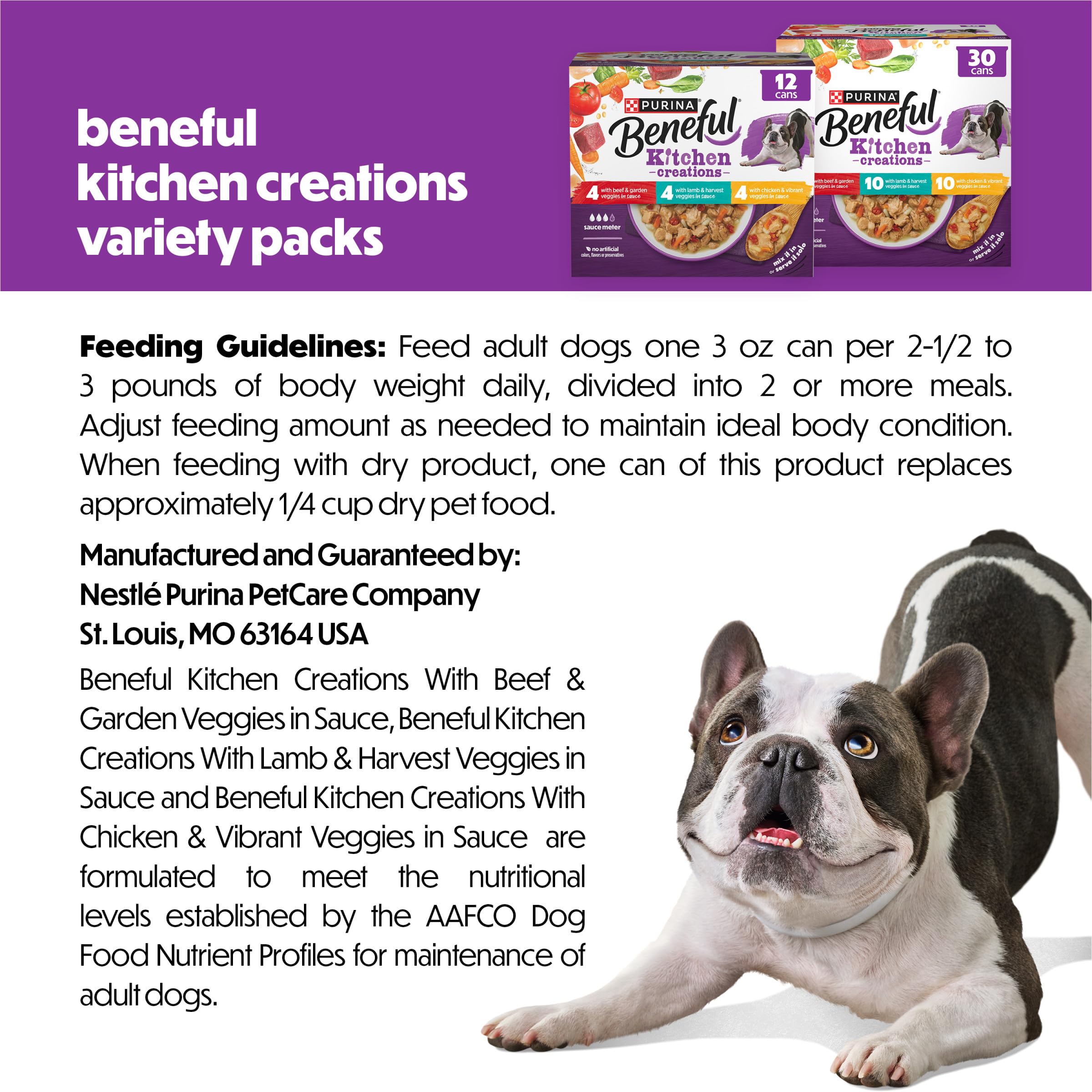 Beneful Medleys morceaux tendres 3 oz, repas consistant.