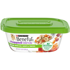 Beneful Mélanges Fraîchement Préparés avec agneau et légumes visibles, expérience gustative.