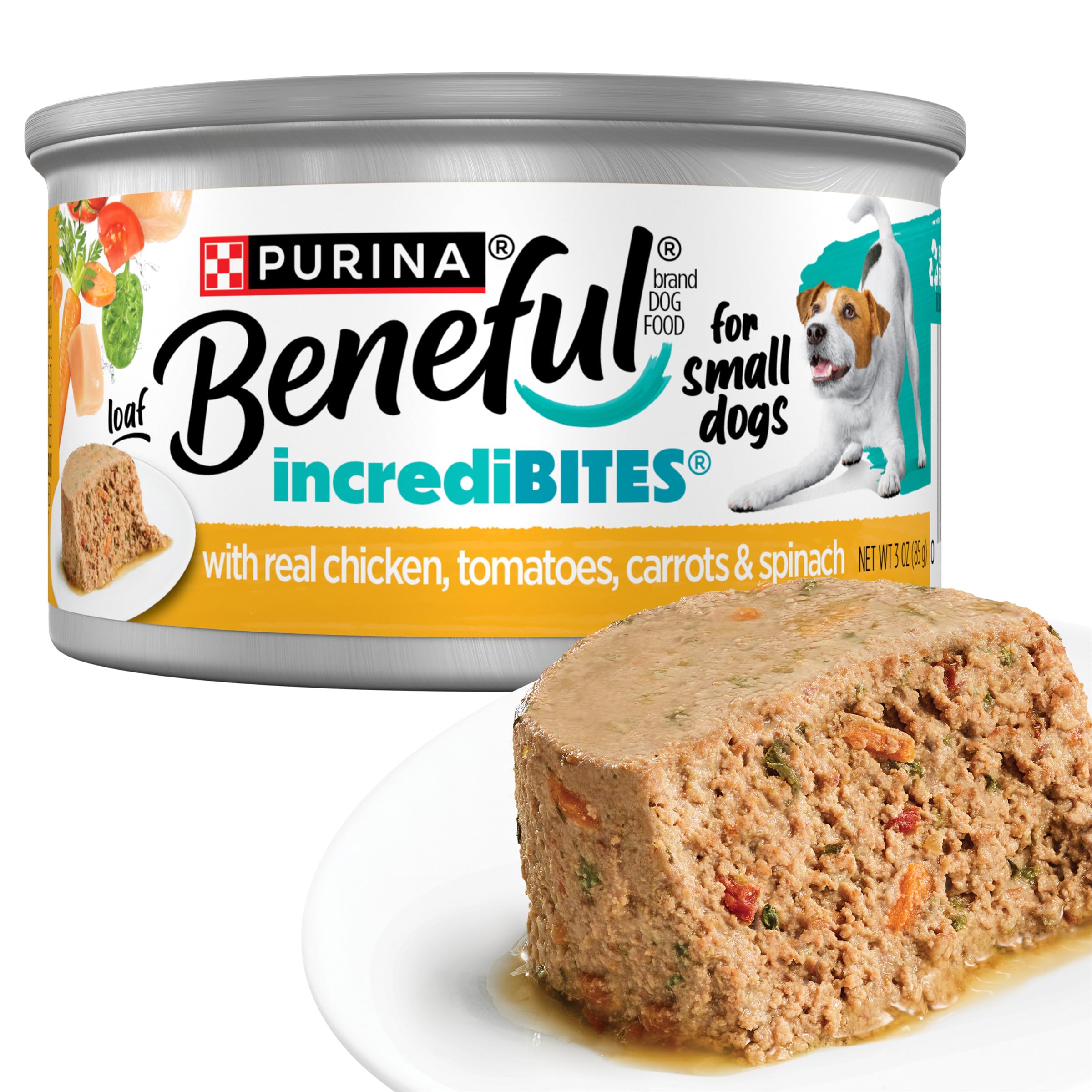 Beneful Petit Chien Terrine Poulet — texture tendre idéale pour mâcher.