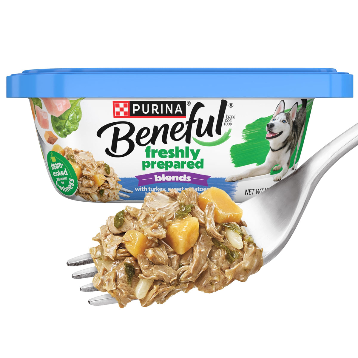 Pot Beneful 283 g avec dinde, légumes et riz, repas complet prêt à servir
