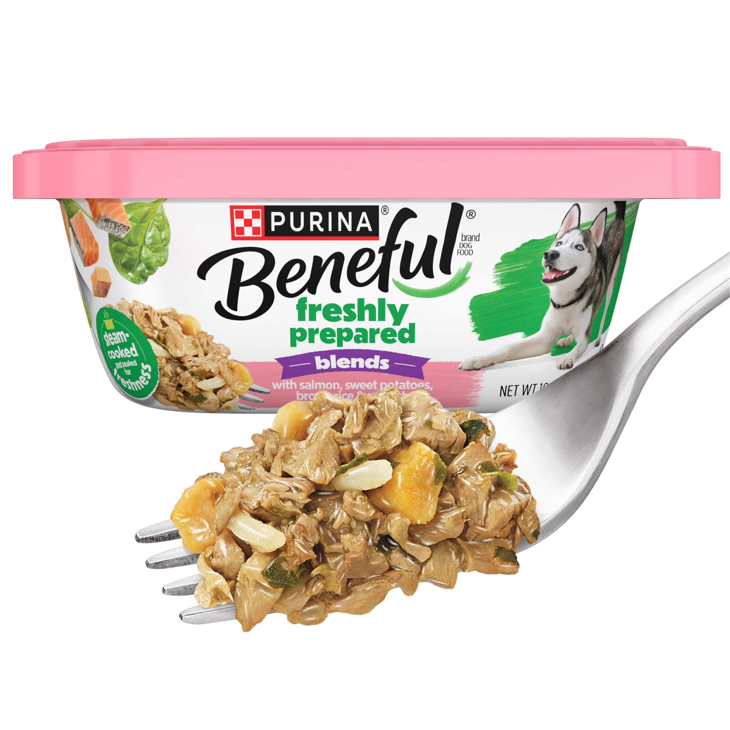 Beneful saumon, morceaux réels pour repas humide savoureux et appétissant