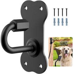 Porte-laisse BeneLabel monté sur mur, fixation robuste pour chiens.