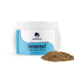 Benepets Benereef – poudre nutrition complète pour récif favorisant croissance et couleur.