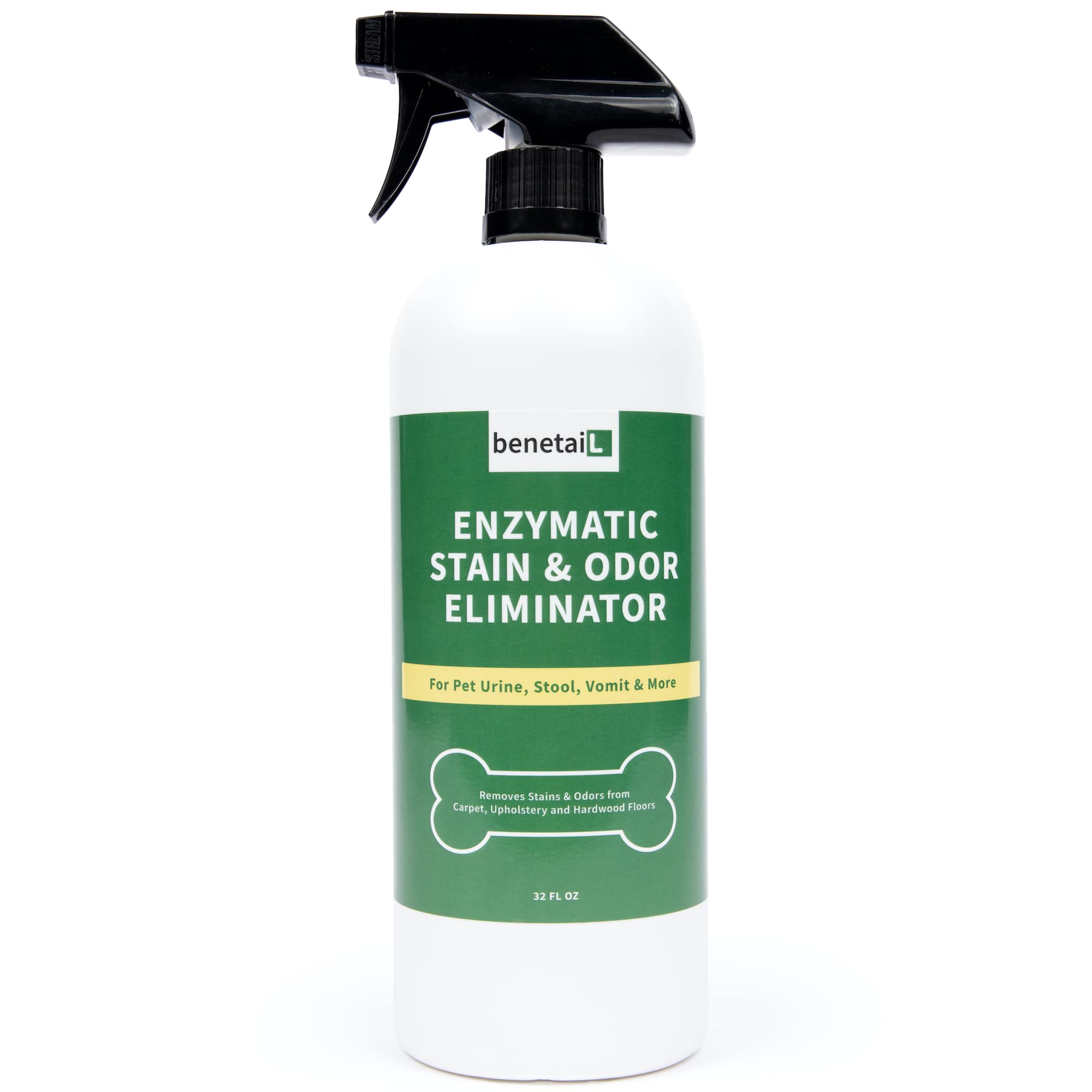 Benetail spray enzymatique sur taches et odeurs, efficacité prouvée pour surfaces domestiques