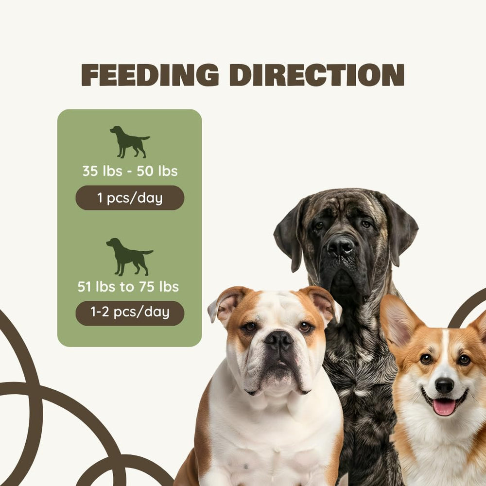 Benji & Louie friandise sans additifs idéal pour chiens sensibles.
