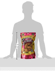 Chien content dégustant Benny Bullys Foie Boeuf Lyophilise – récompense saine.