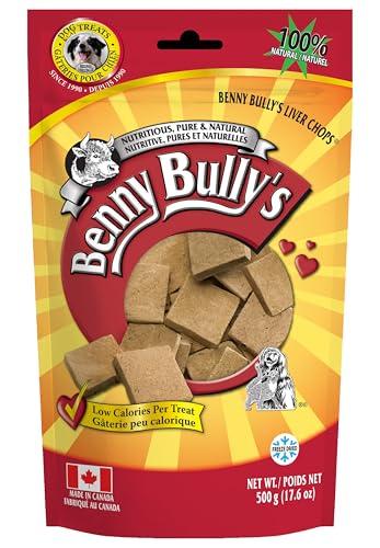 Morceaux seches Benny Bullys Foie Boeuf Lyophilise – bouchées protéinées et savoureuses.