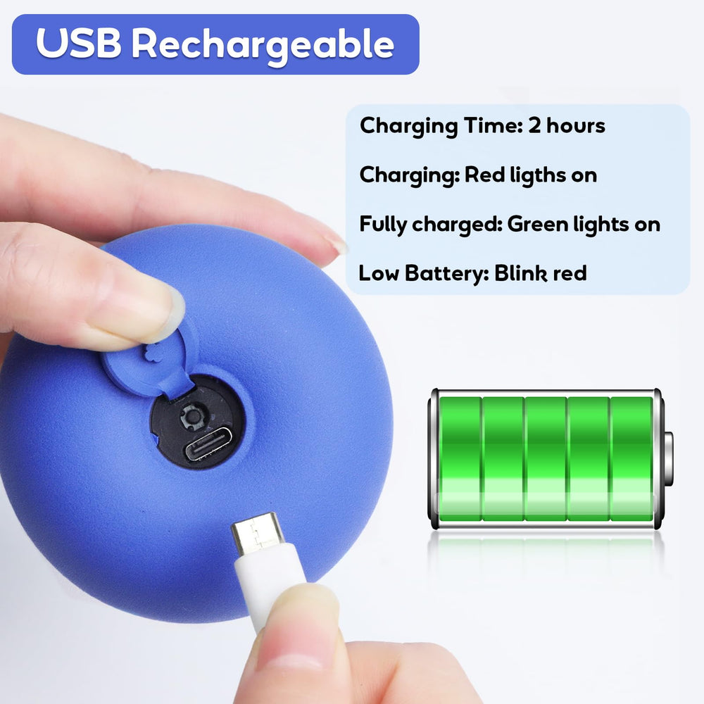 Recharge USB rapide, plus besoin de piles pendant les séances.