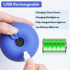 Recharge USB rapide, plus besoin de piles pendant les séances.