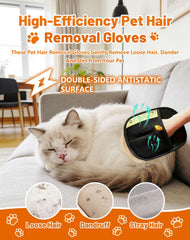 BEOWUI: gants avec maille respirante pour le toilettage et le ménage.