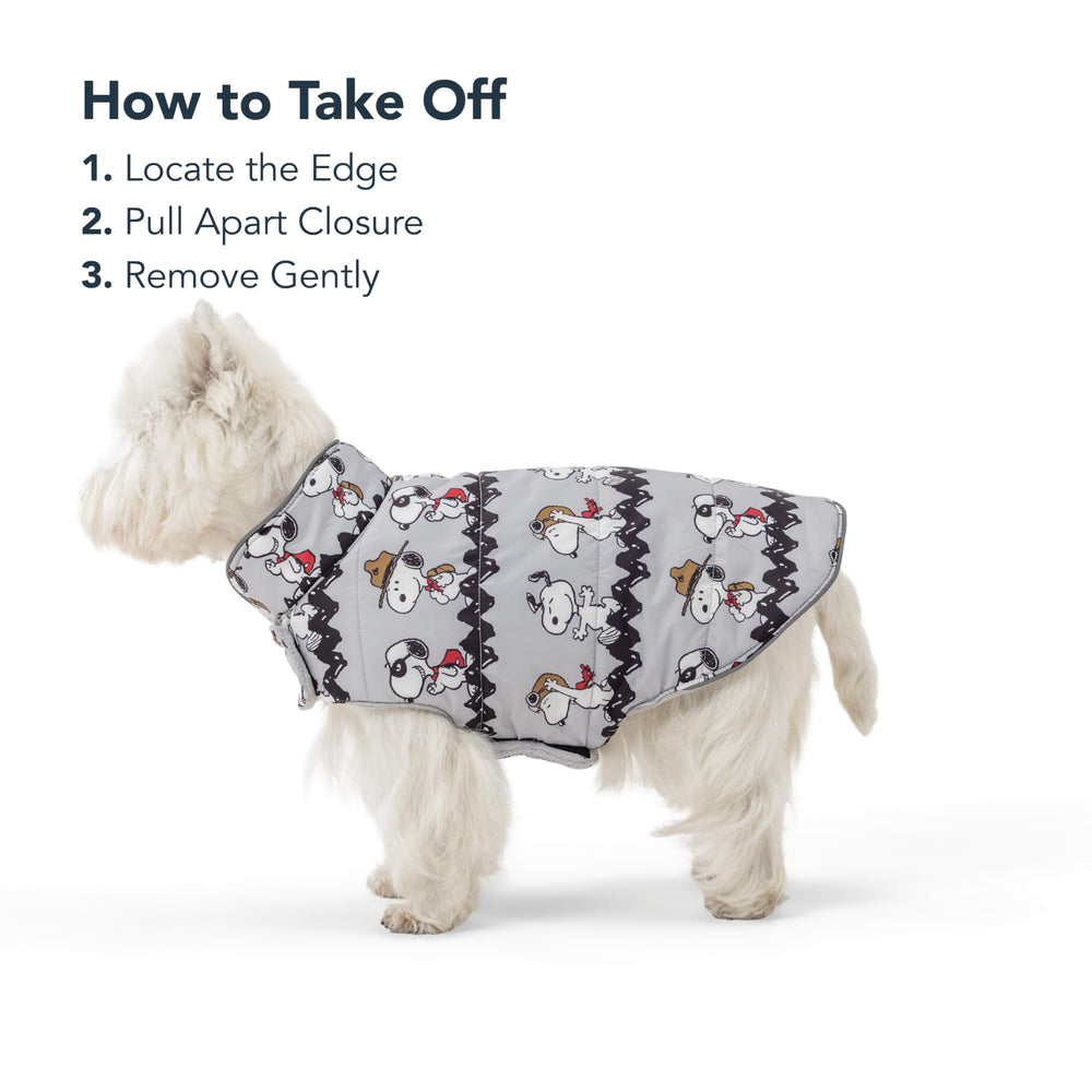 Doublure microfleece douce offre chaleur confortable pour votre compagnon.