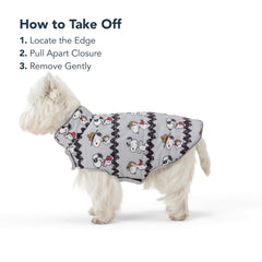 Doublure microfleece douce offre chaleur confortable pour votre compagnon.