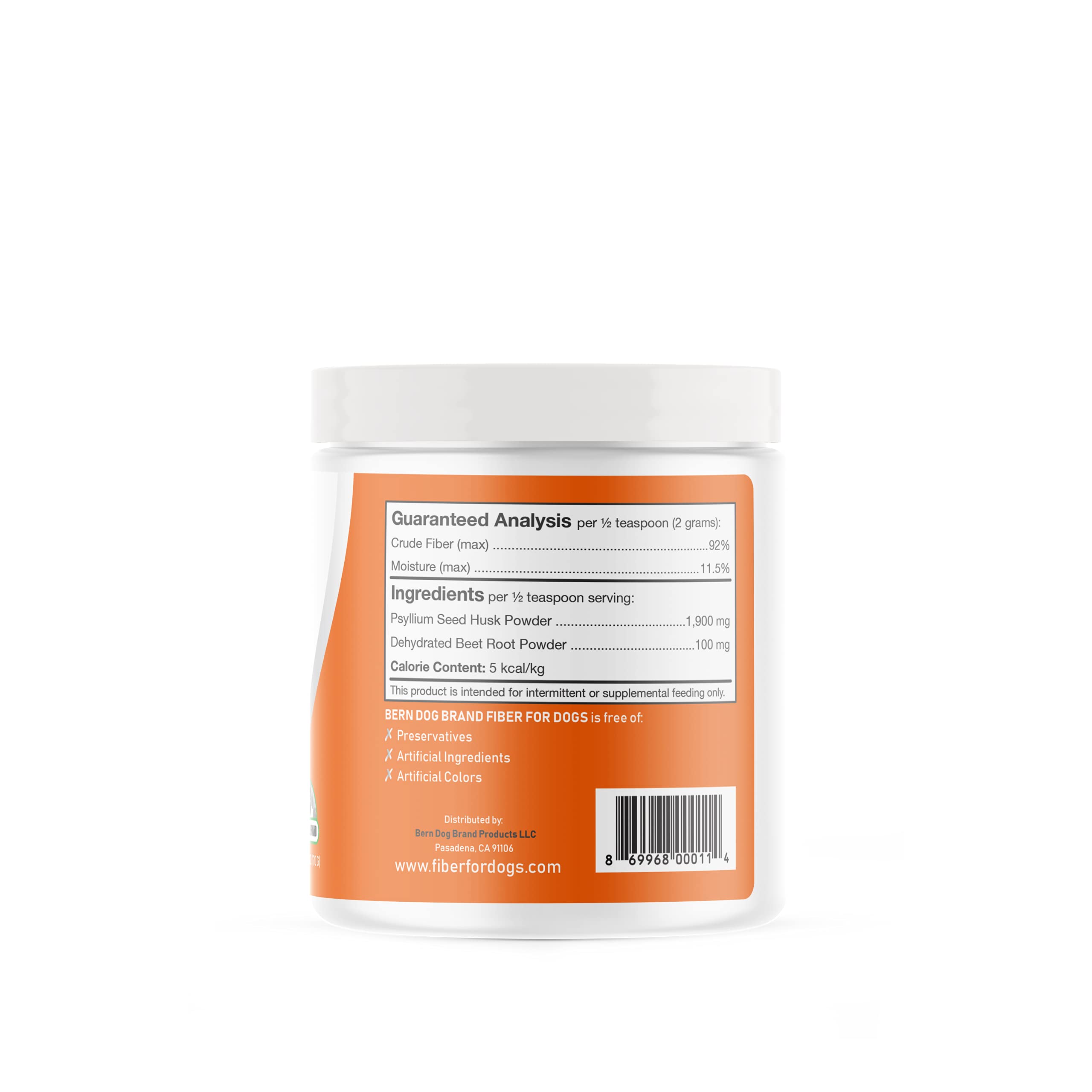 Cuillere-dose Bern Dog Brand fibre pour chiens, dose facile pour utilisation quotidienne