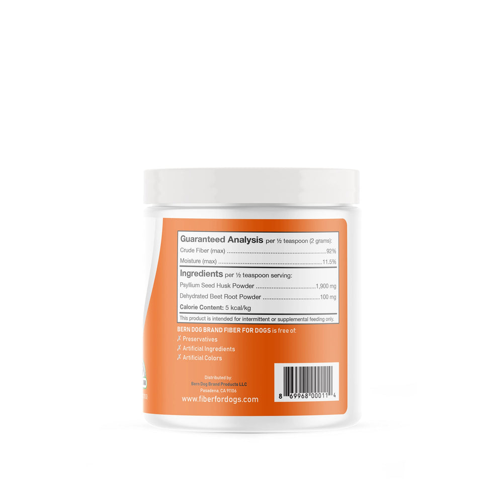 Cuillere-dose Bern Dog Brand fibre pour chiens, dose facile pour utilisation quotidienne