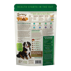 Bernie's Perfect Poop, sachet poulet, soutien potentiel pour l'énergie et le confort digestif.