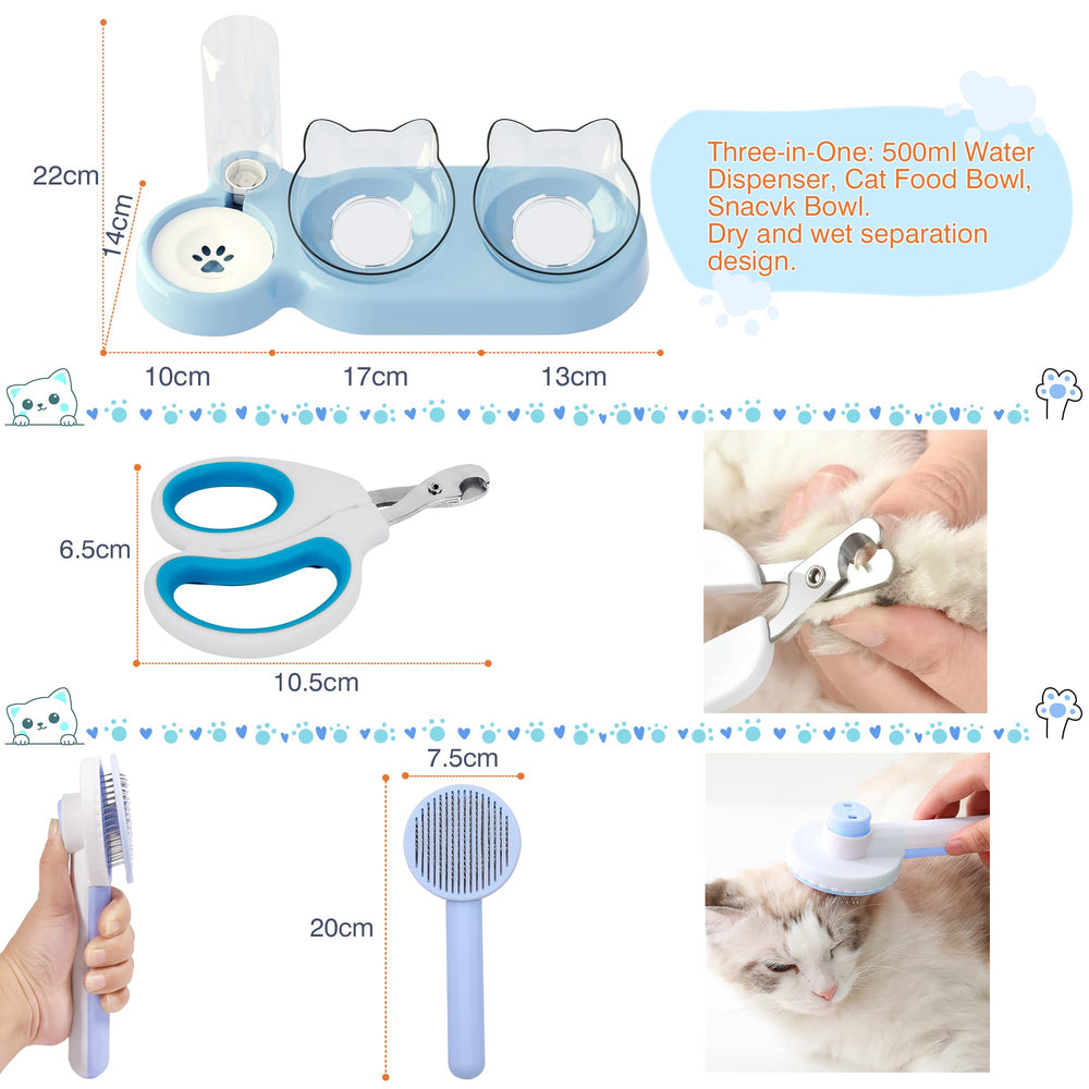 Berxol Kit chaton: collier x5 pour identifications et sécurité.