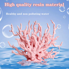 Décor plastique rose Besimple petit format pour aquarium