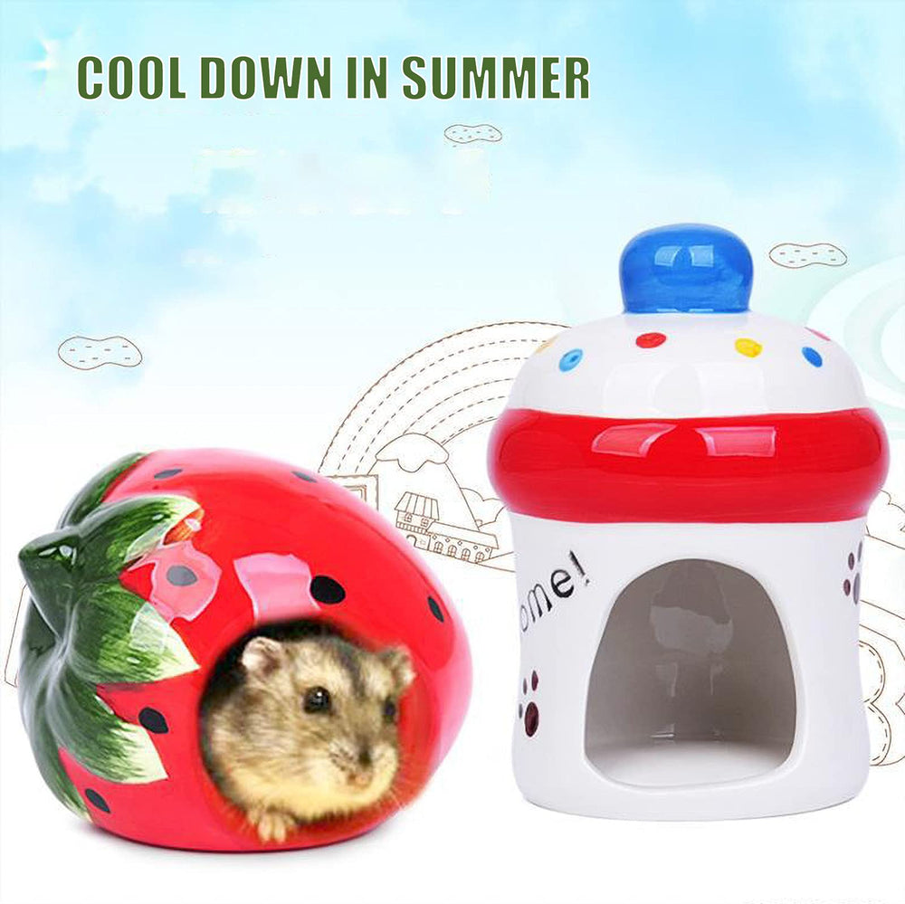 Besimple Hamster Objet Deco Cage: décoration mignonne qui attire les visiteurs.
