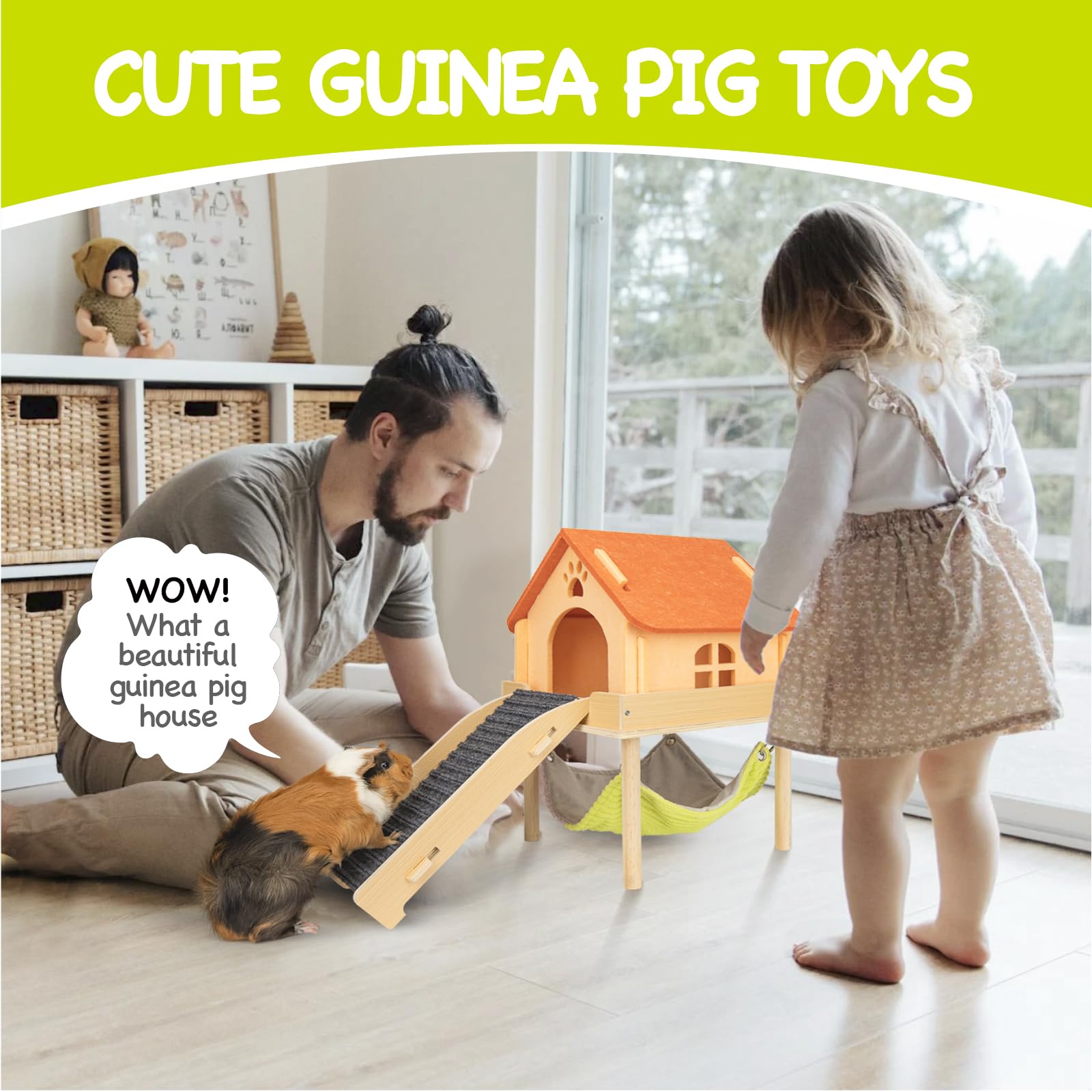 Accessoires BESNEW pour petits animaux, favorisant jeu et repos.