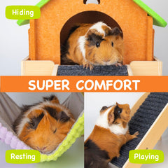 BESNEW hamac lavable: coin repos propre et pratique pour cobayes.
