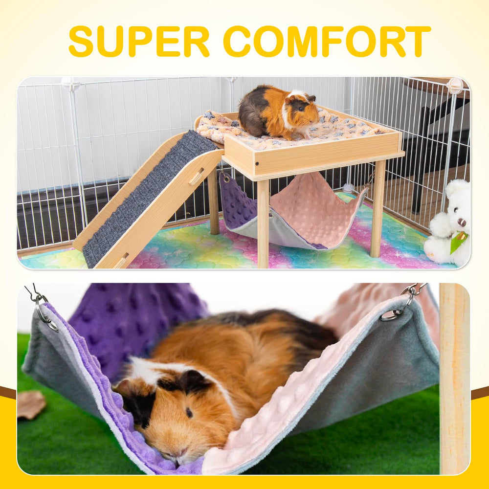 BESNEW hamac cobaye – hamac en tissu doux pour un repos confortable.