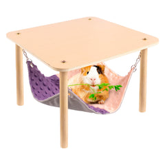 Hamac BESNEW pour cochon d’Inde avec grande plateforme en bois pour dormir.