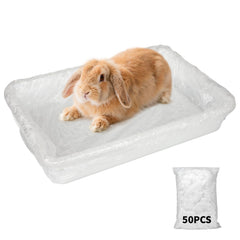 BESNEW sacs-litière pour cage lapin, ouverture élastique facilitant le remplacement