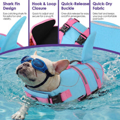 Flottabilité élevée du gilet Bess Bridal pour chien lors des séances de natation.
