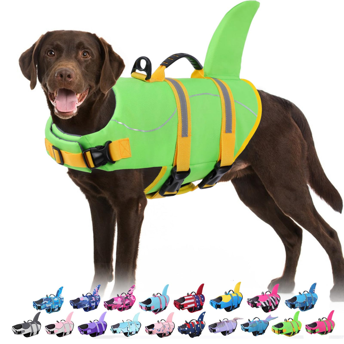 Bess Bridal Veste Chien Requin Devant, confort et sécurité pour la baignade