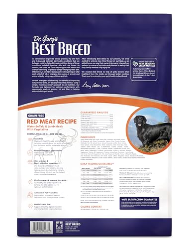 Best Breed assiette de croquettes buffle et agneau, appétit assuré.
