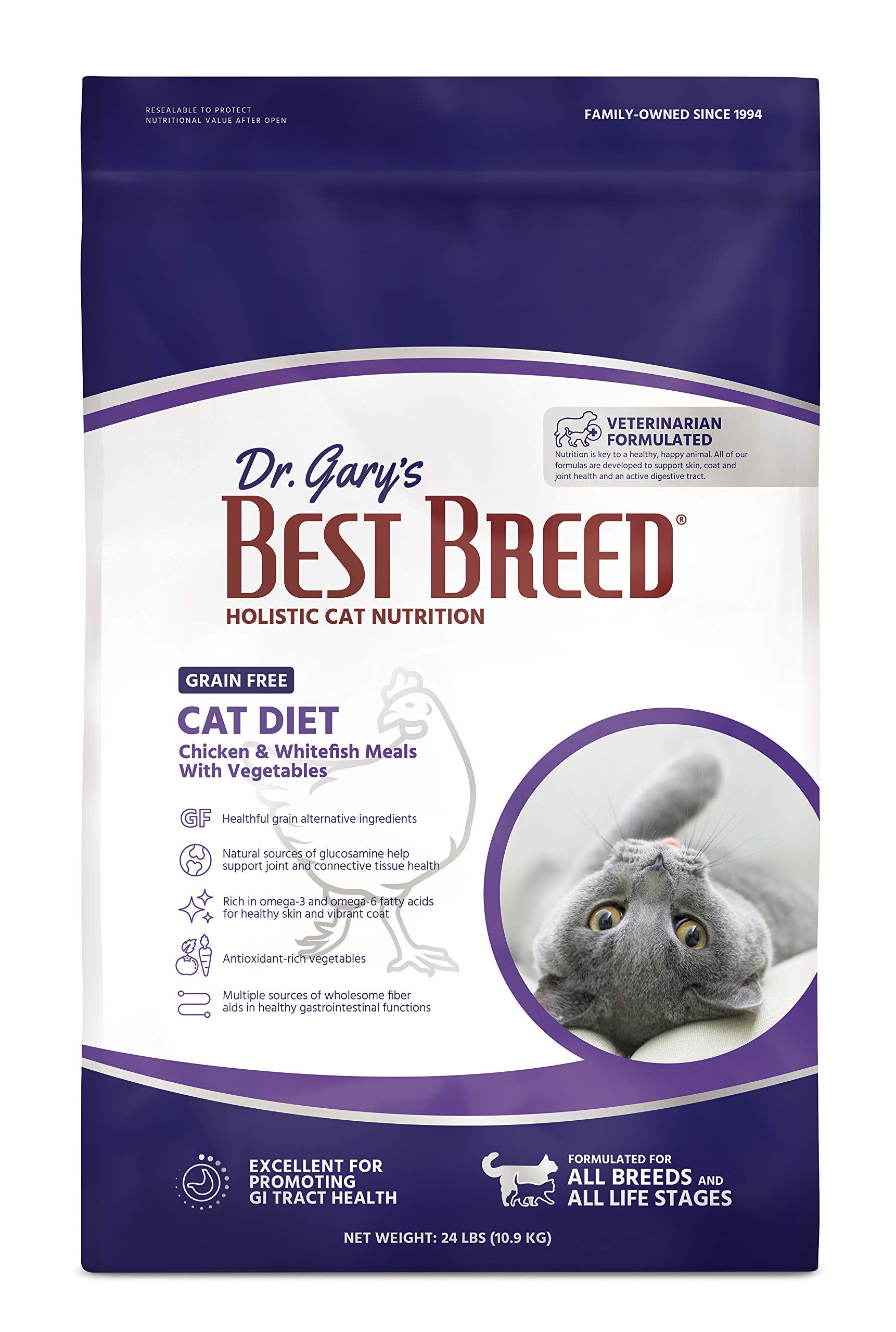 Best Breed chat croquettes sans céréales dans un sac, soutien potentiel à la digestion