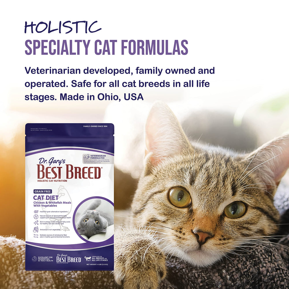 Best Breed croquettes sans maïs ni blé, profil digestible pour chats
