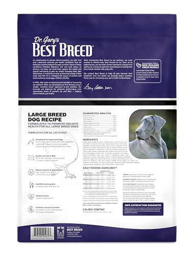 Best Breed Dr Gary's ingrédients poulet-poisson-œufs pour muscles et énergie