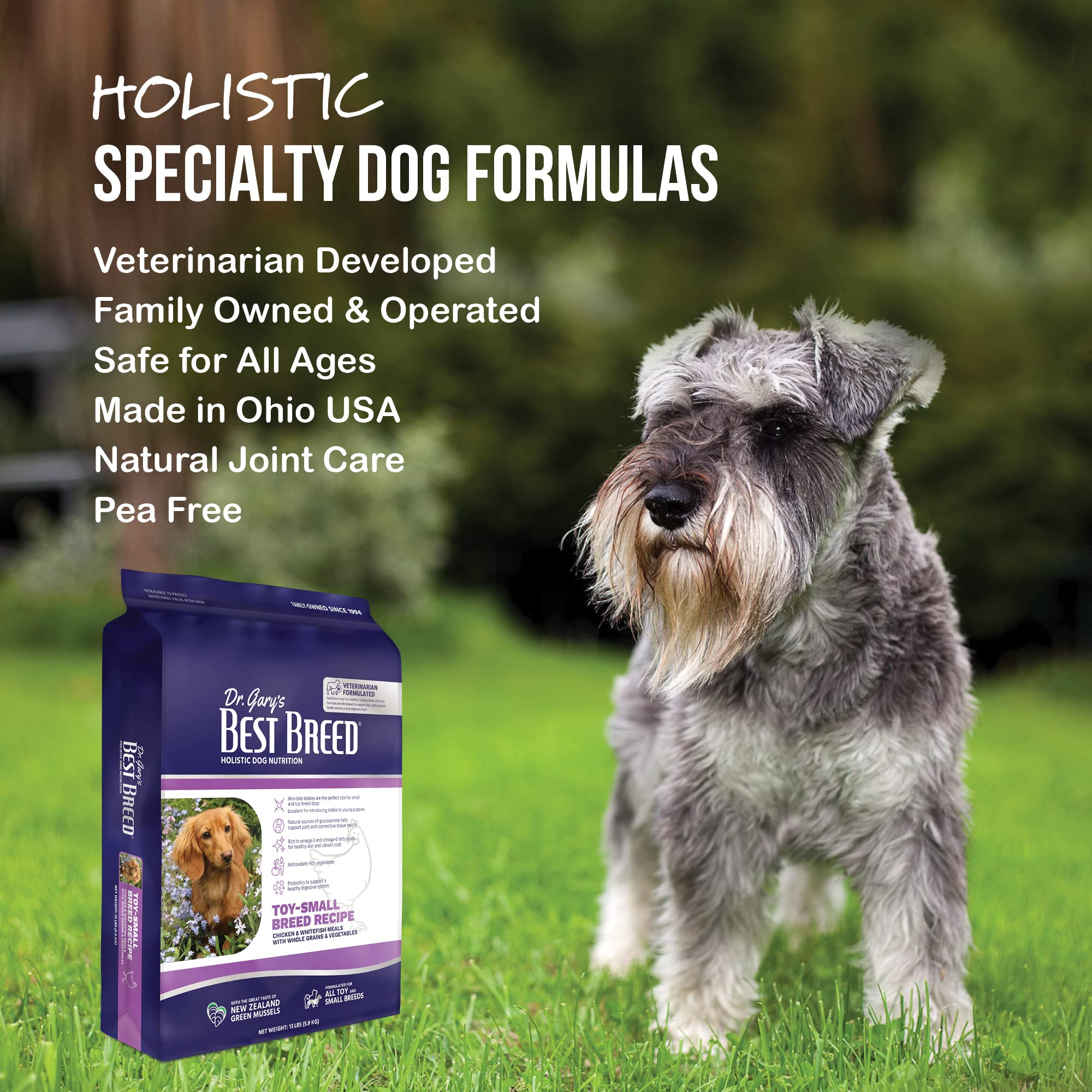 Best Breed ingrédients naturels, vitamines et minéraux pour l’équilibre quotidien.