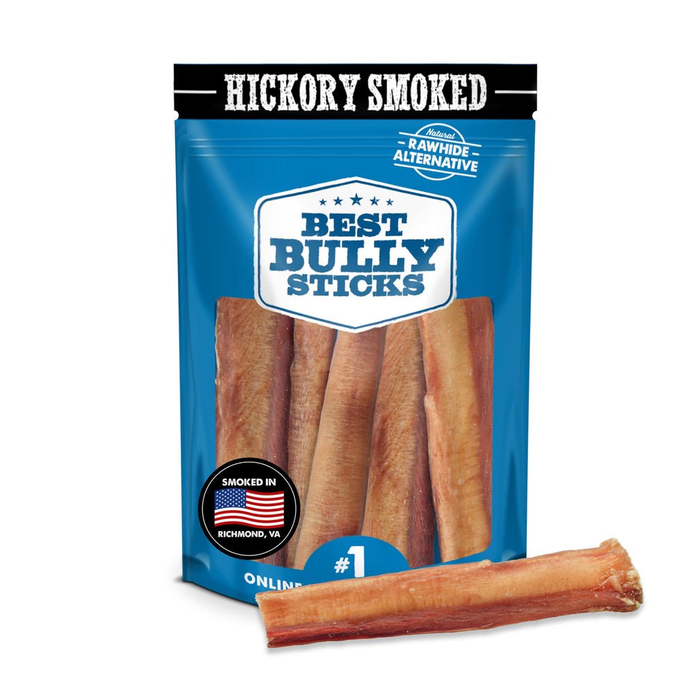 Best Bully Sticks bâton 6 pouces fumé Hickory pour chiens, plaisir mastication durable