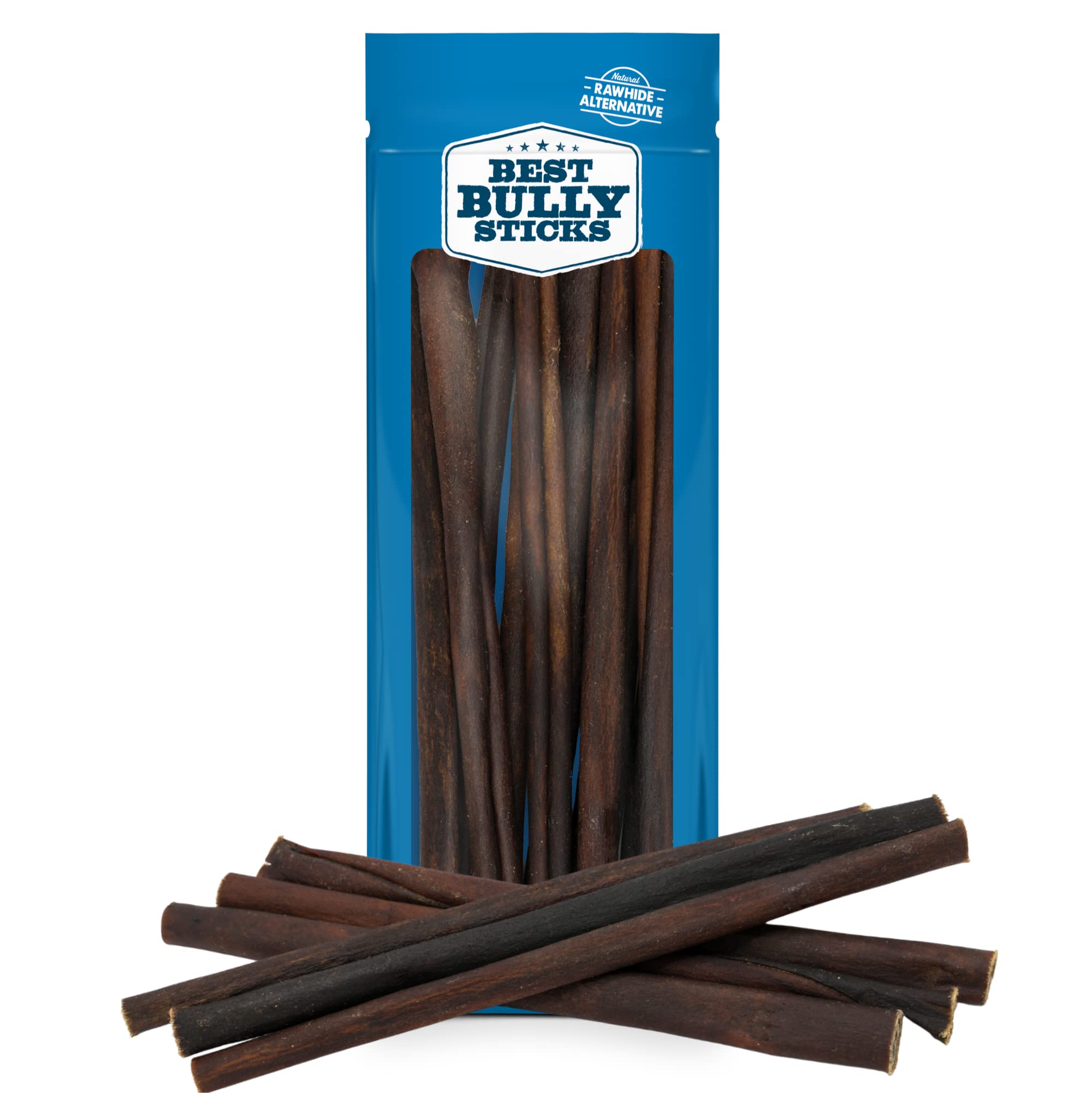 Best Bully Sticks, baton-collagène au beurre de cacahuète pour chiens, goût attrayant.