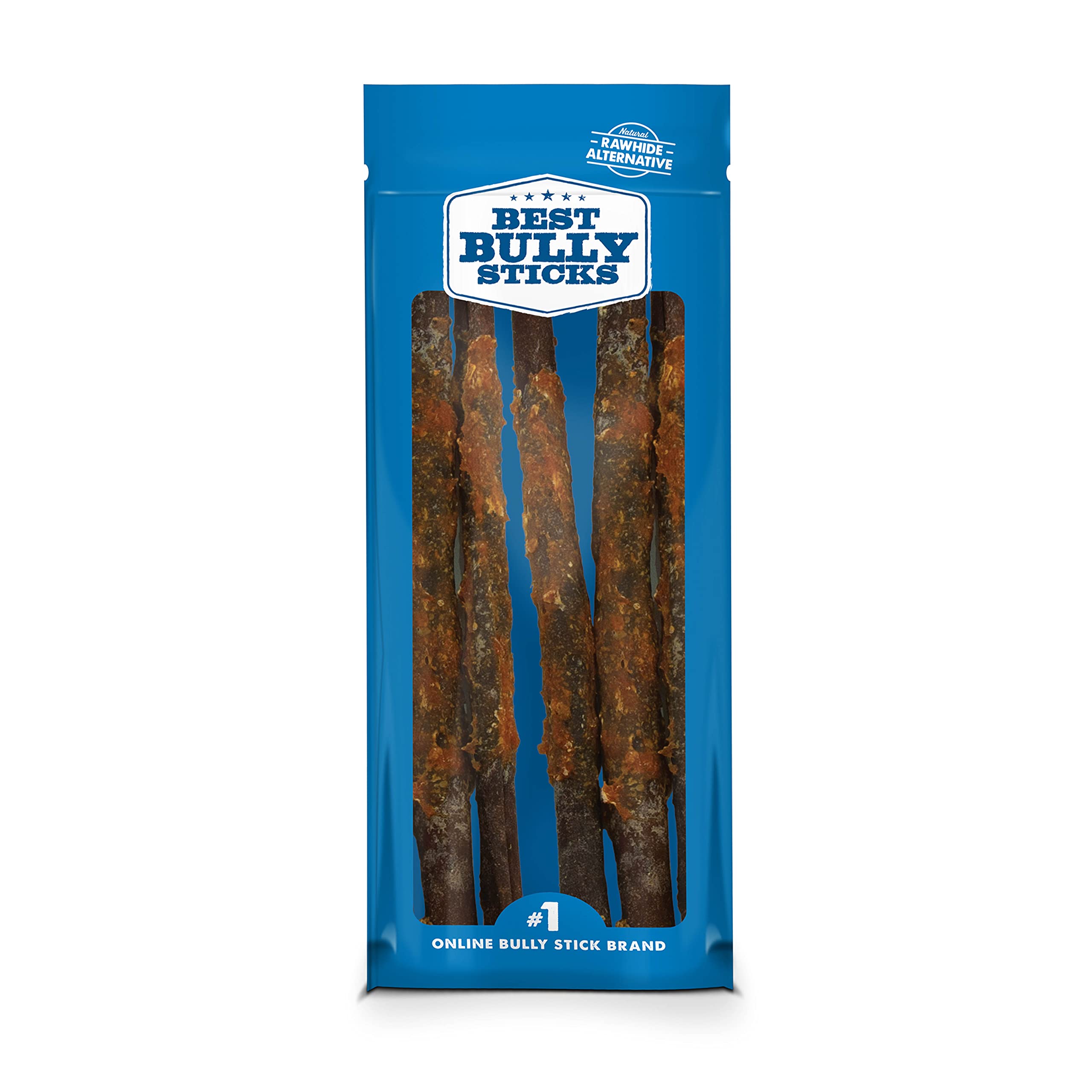 Best Bully Sticks baton-collagene-wrap-poulet 12po, friandise durable.
