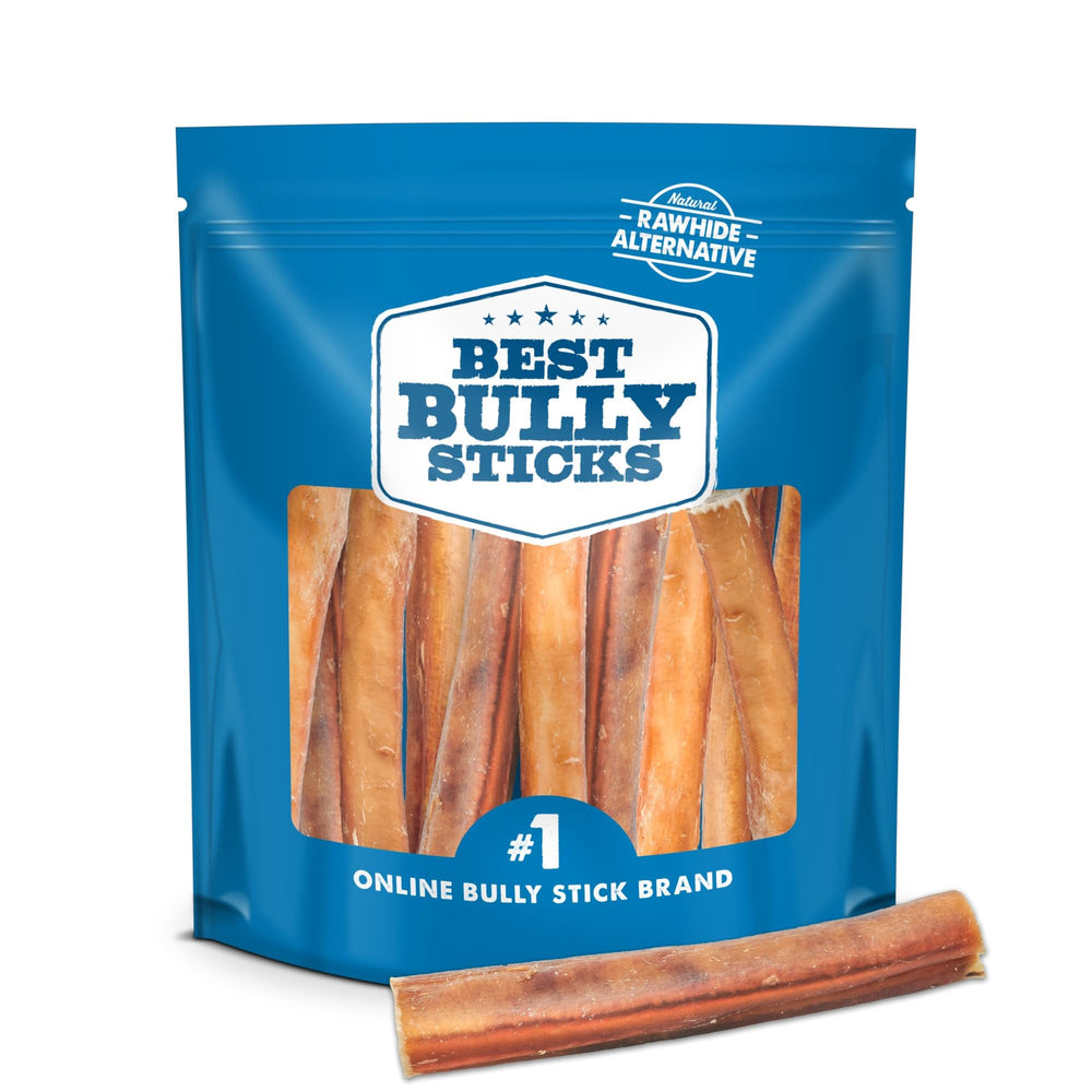 Best Bully Sticks baton 6 pouces extra-large, friandise durable idéale pour grandes races et mâcheurs puissants.