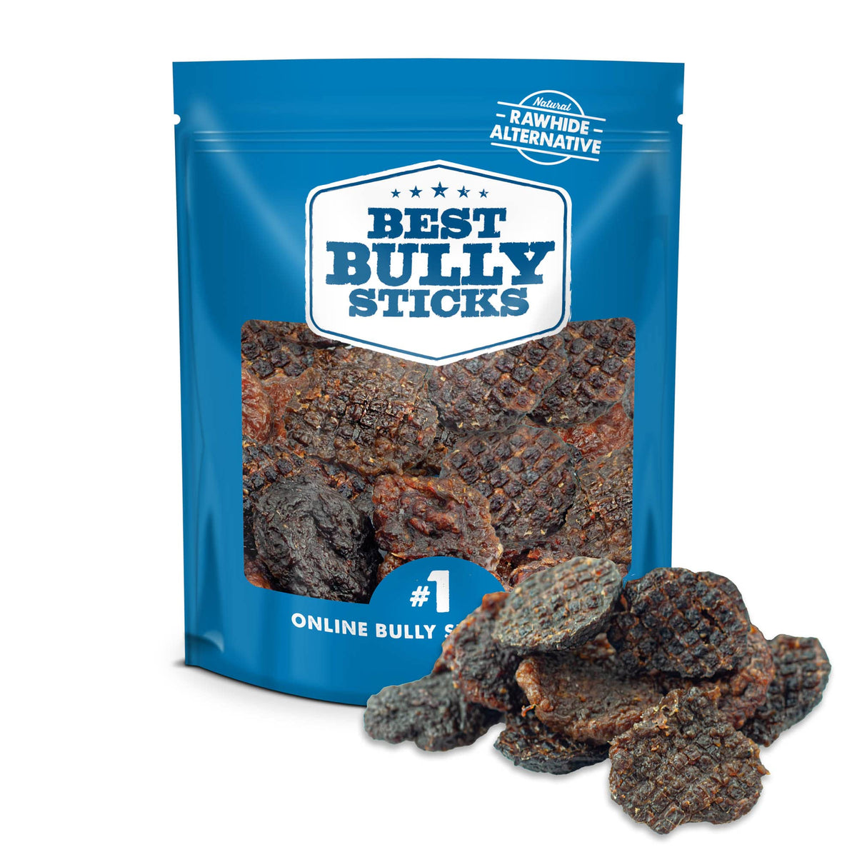 Best Bully Sticks – emballage clair du bâtonnet boeuf, pratique et sûr.