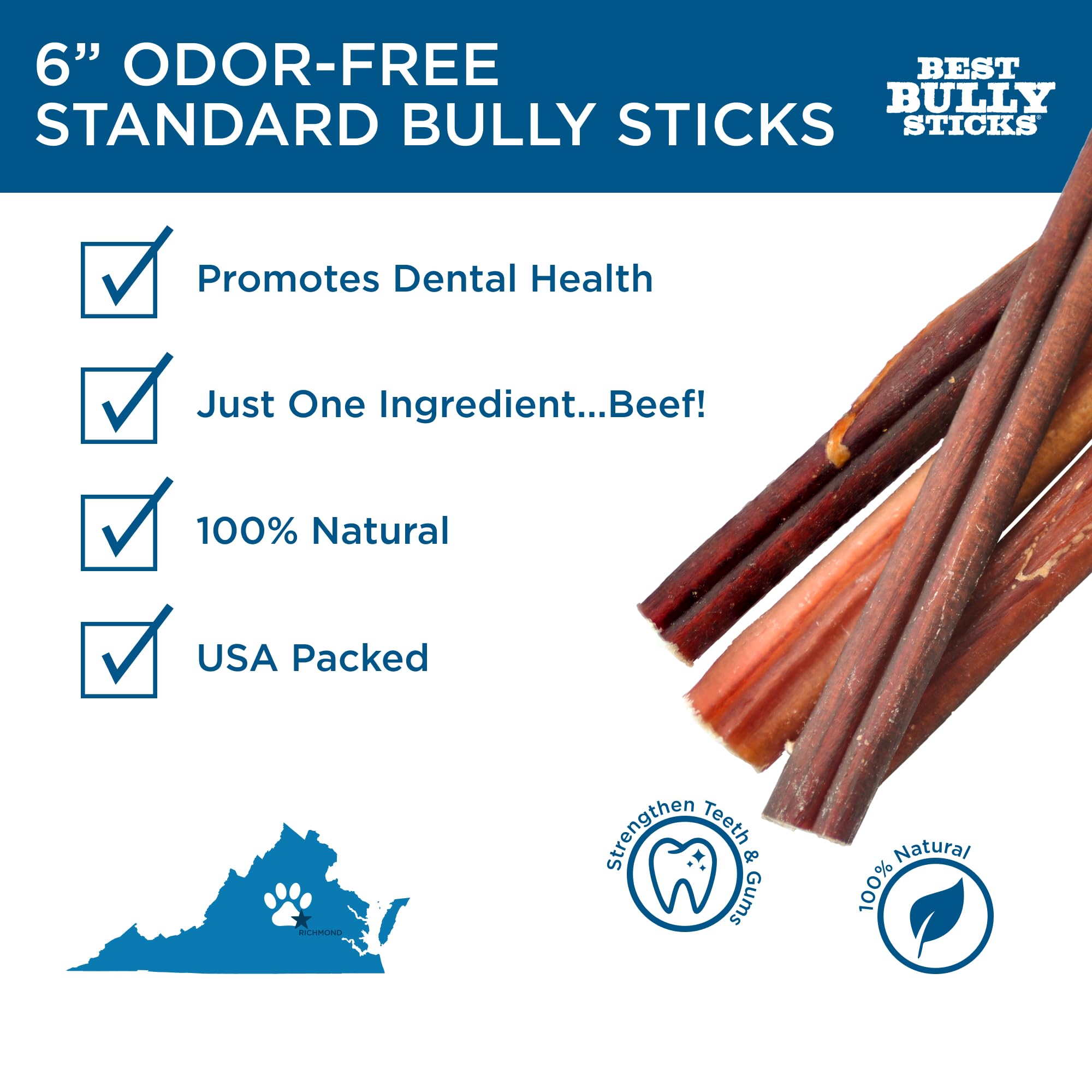 Best Bully Sticks: boeuf nourri à l’herbe sans additifs