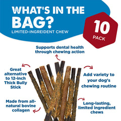 Best Bully Sticks texture durable pour mastiquer les chiens.
