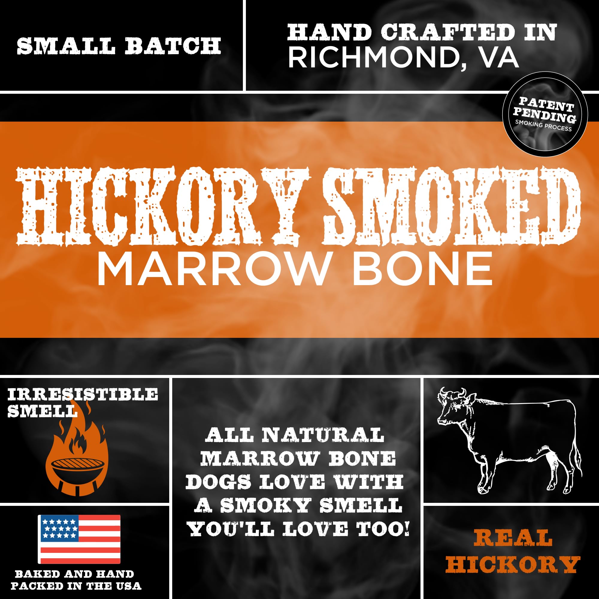 Best Bully Sticks dentition-os-moelle-fumee-hickory – entretien potentiel des dents lors de la mastication
